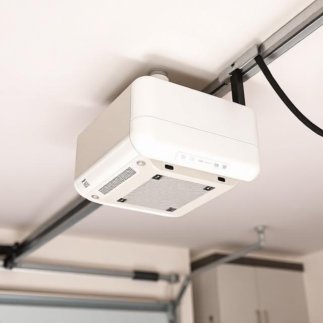 Modern garage door opener motor unit